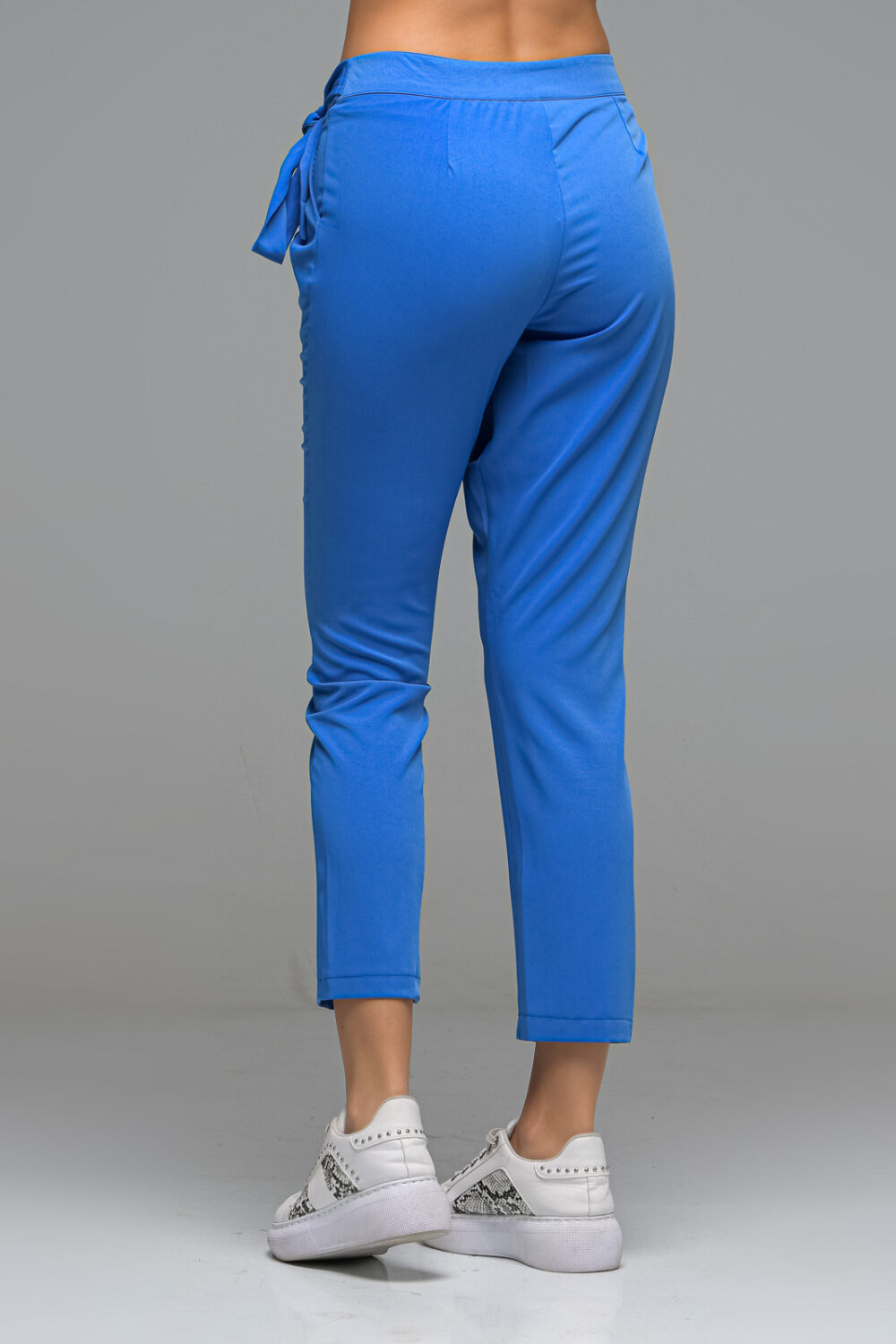 Blue Belted Trousers