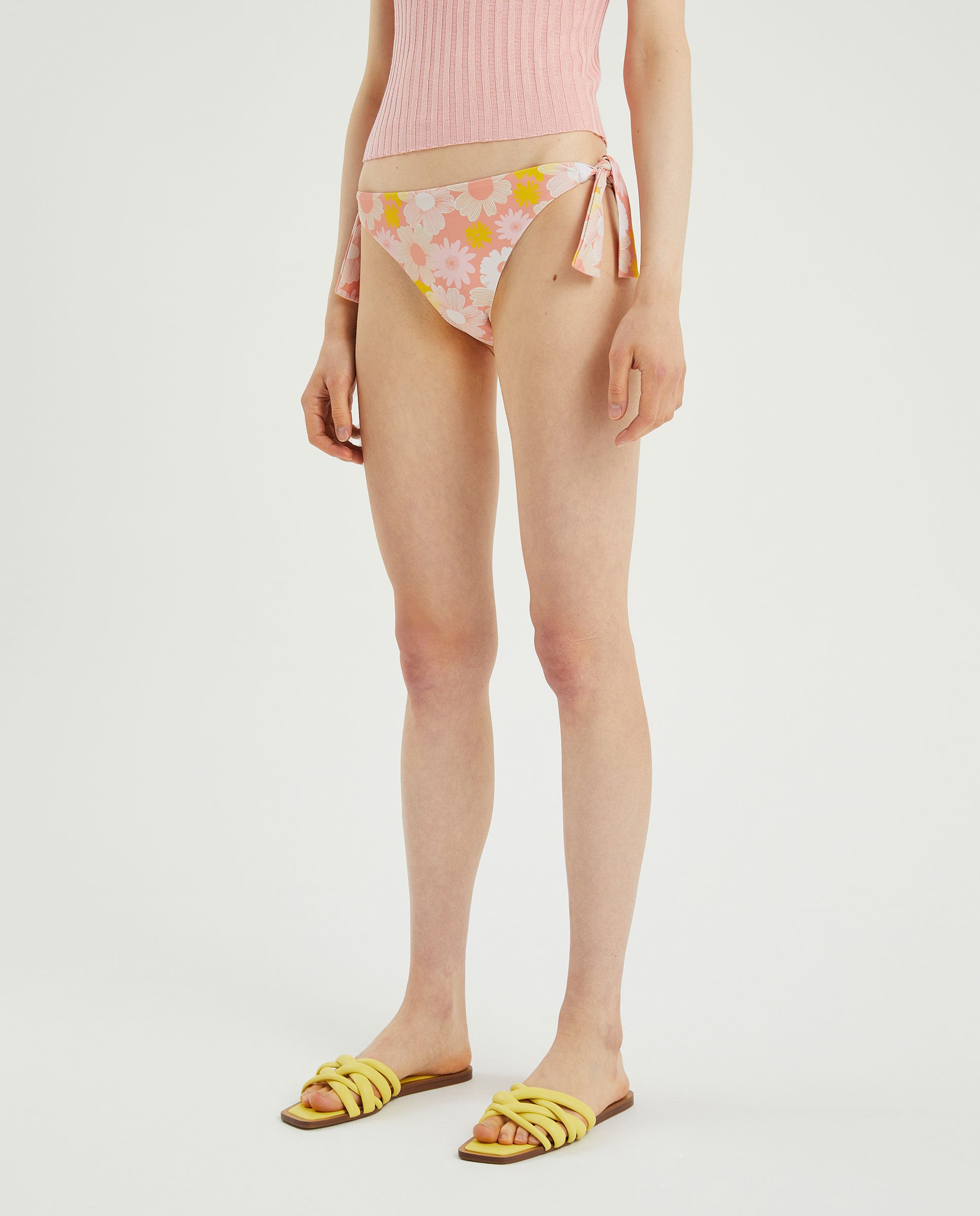 Bikini Bottom Μαγιό Με Ροζ Φλοράλ Σχέδιο Compania Fantastica