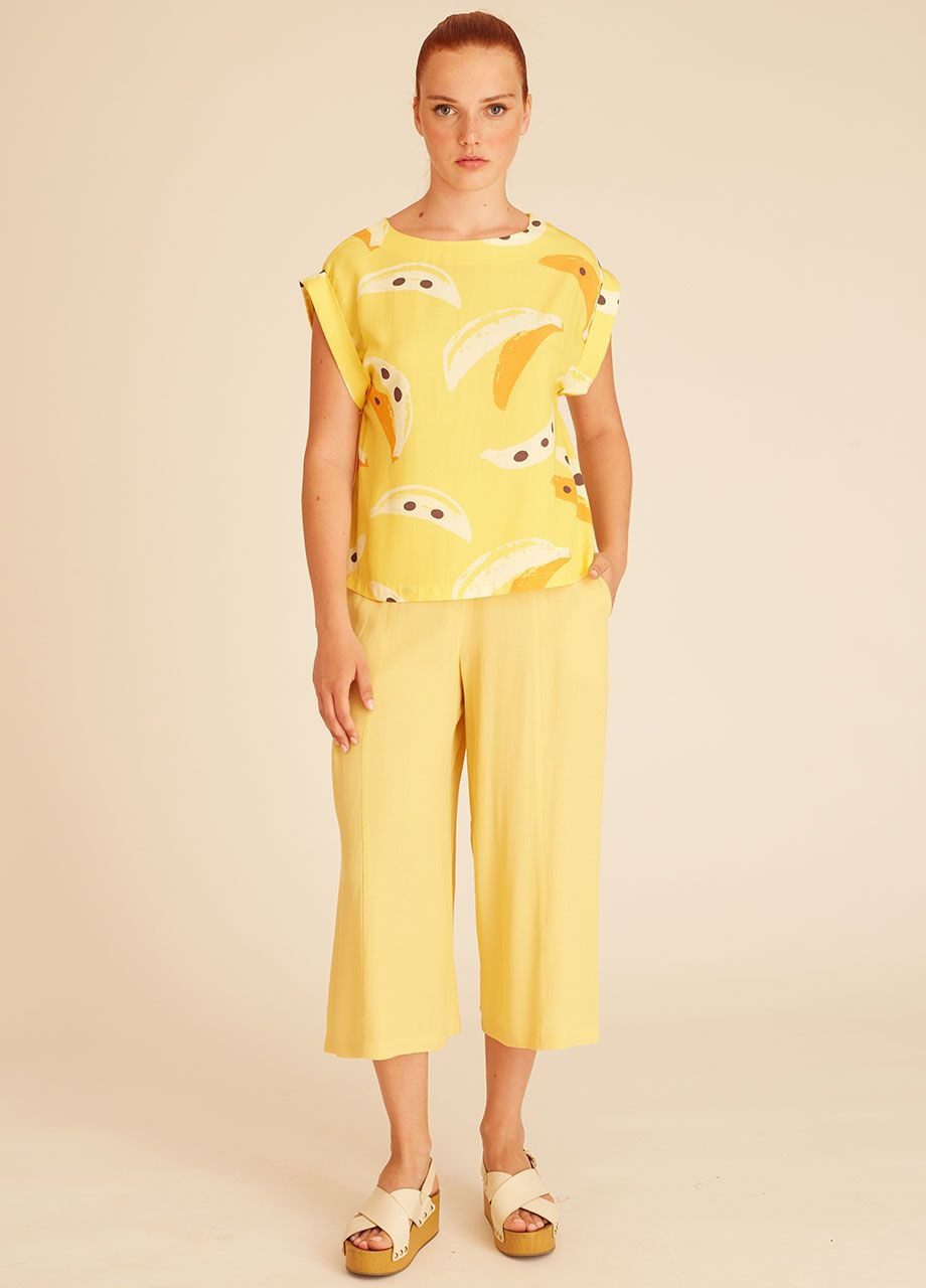 Κίτρινη Μπλούζα Με Σχέδιο Μπανάνες Pepaloves