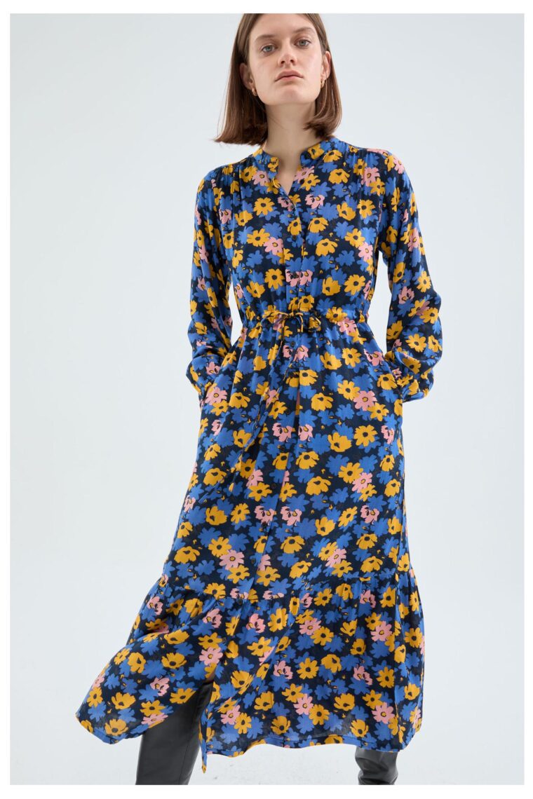 Midi Πουκάμισο Φόρεμα Με Φλοράλ Print Compania Fantastica