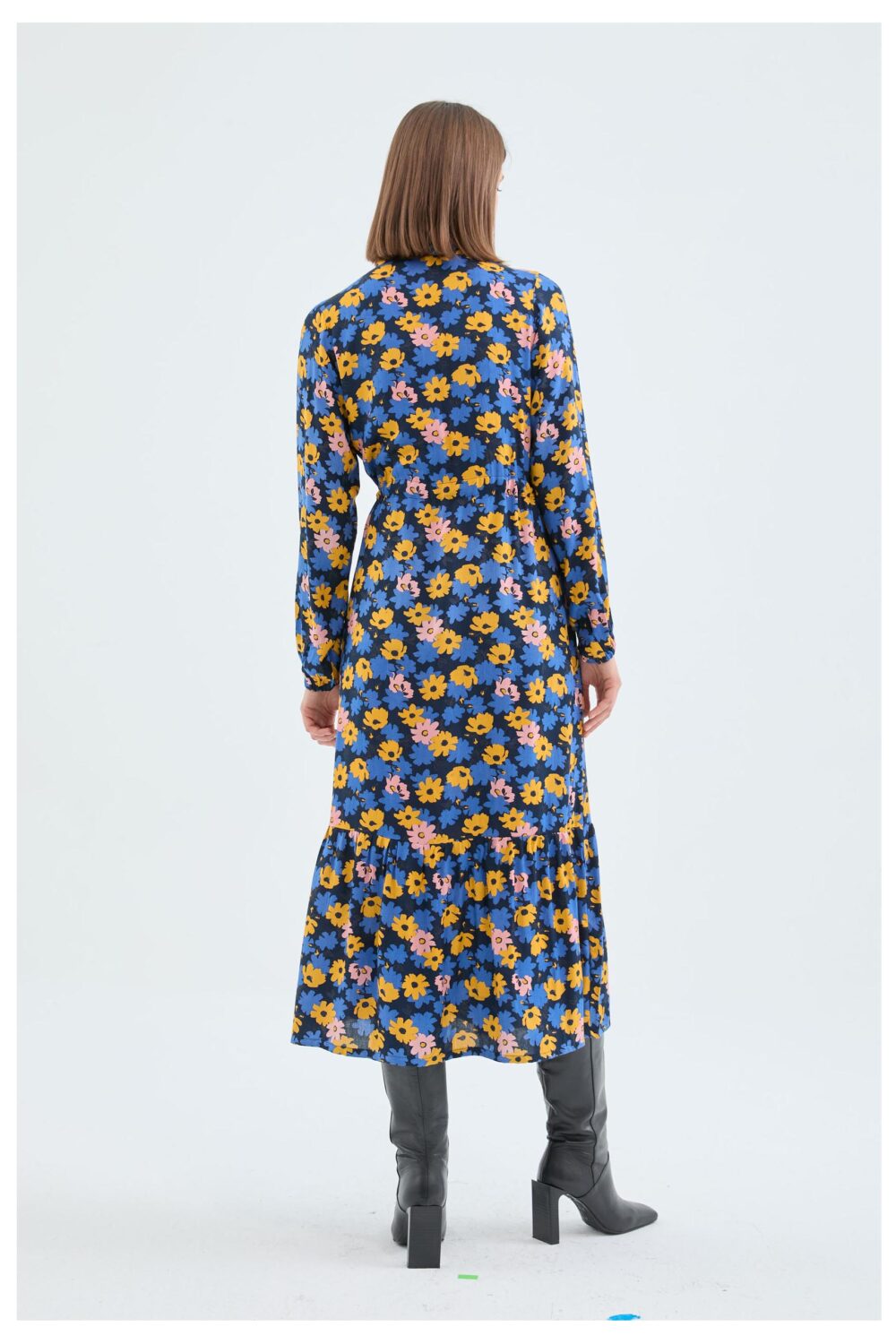 Midi Πουκάμισο Φόρεμα Με Φλοράλ Print Compania Fantastica
