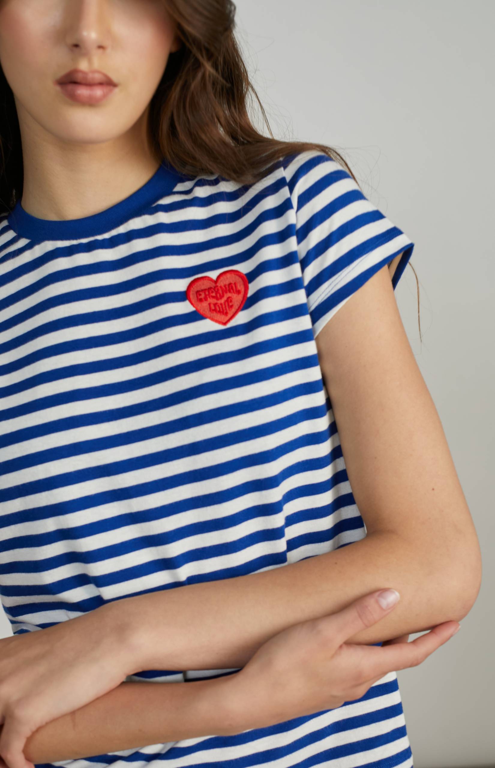 Μαρινιέρα Τ-shirt Σε Μπλε Χρώμα 24 Colours Μαρινιέρα Τ-shirt Σε Μπλε Χρώμα 24 Colours