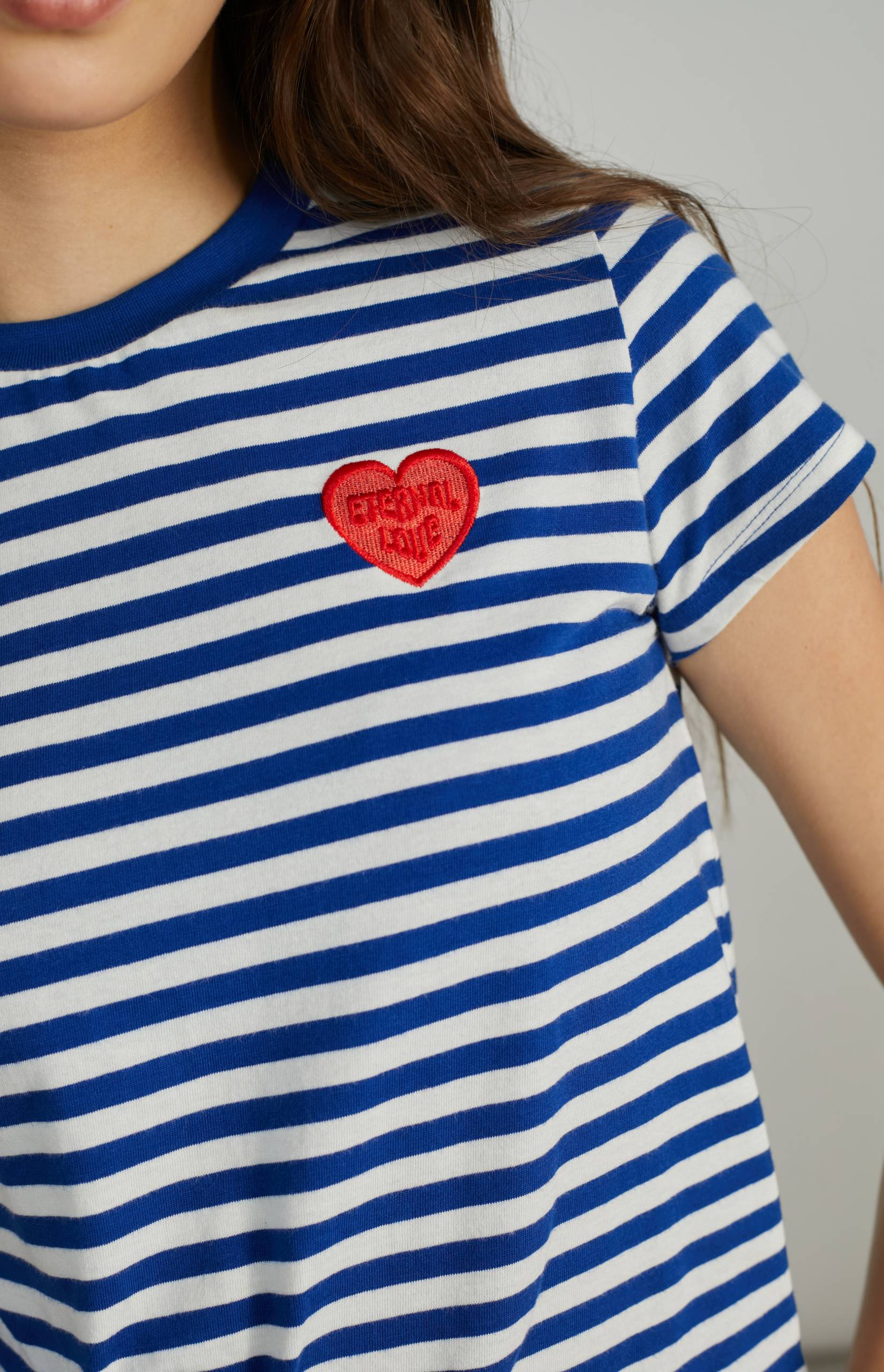 Μαρινιέρα Τ-shirt Σε Μπλε Χρώμα 24 Colours Μαρινιέρα Τ-shirt Σε Μπλε Χρώμα 24 Colours