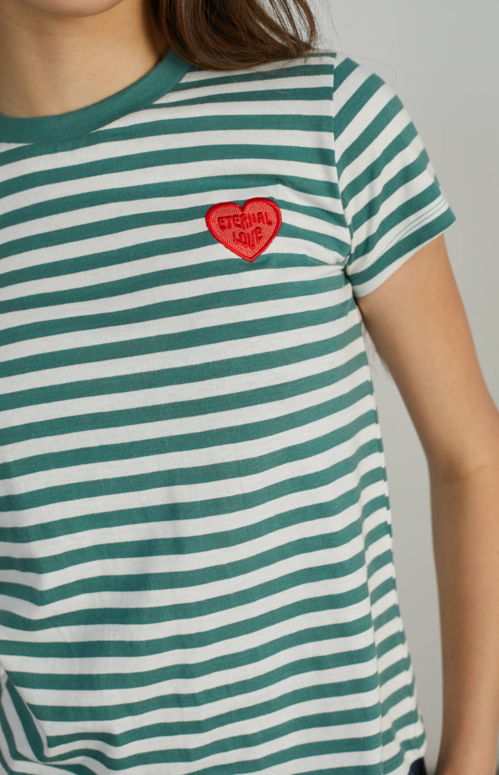 Μαρινιέρα Τ-shirt Σε Πράσινο Χρώμα 24 Colours Μαρινιέρα Τ-shirt Σε Πράσινο Χρώμα 24 Colours