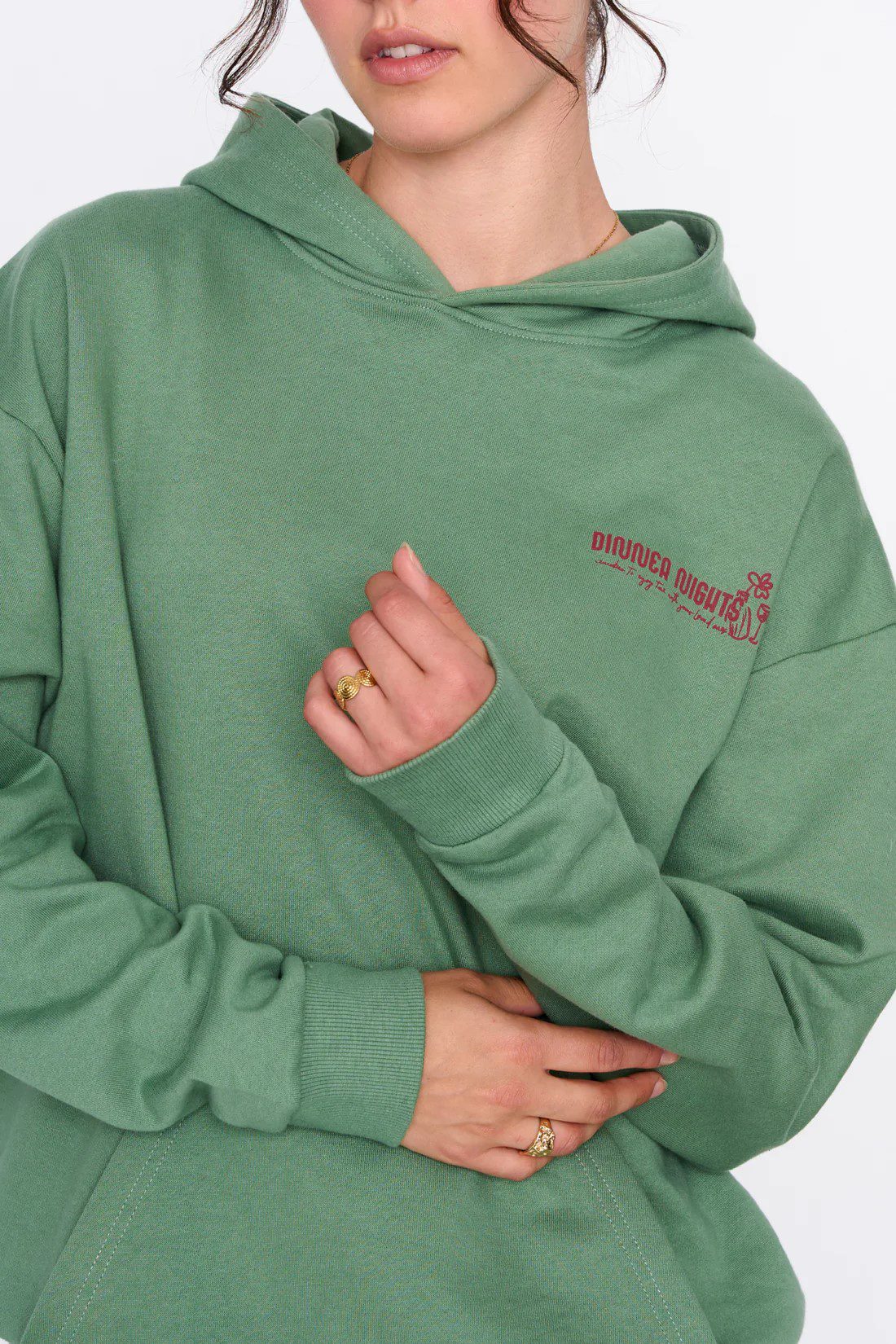 Πράσινο Oversized Φούτερ Με Κουκούλα 24 Colours Πράσινο Oversized Φούτερ Με Κουκούλα 24 Colours