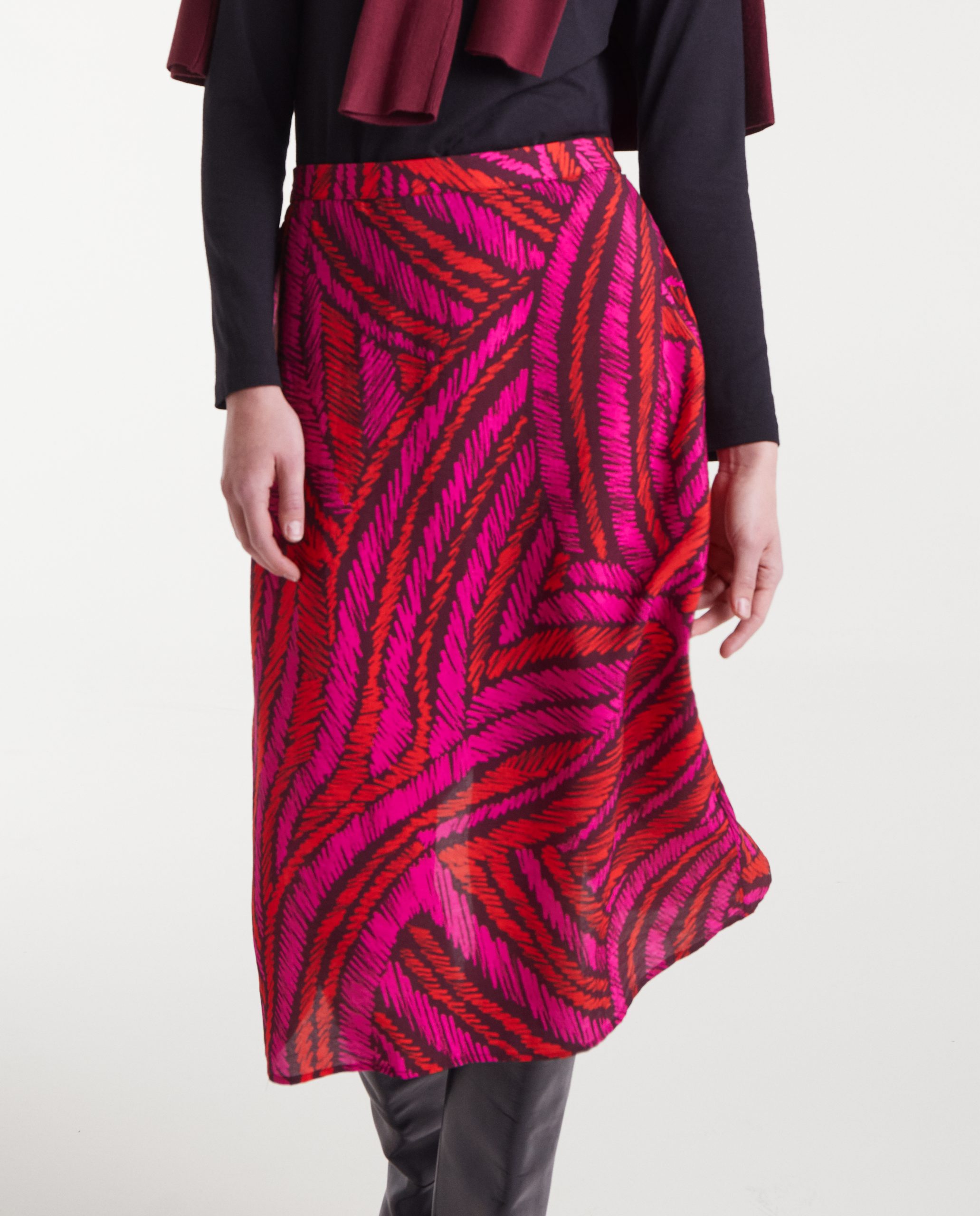 Midi Φούστα Fedora Print Compania Fantastica