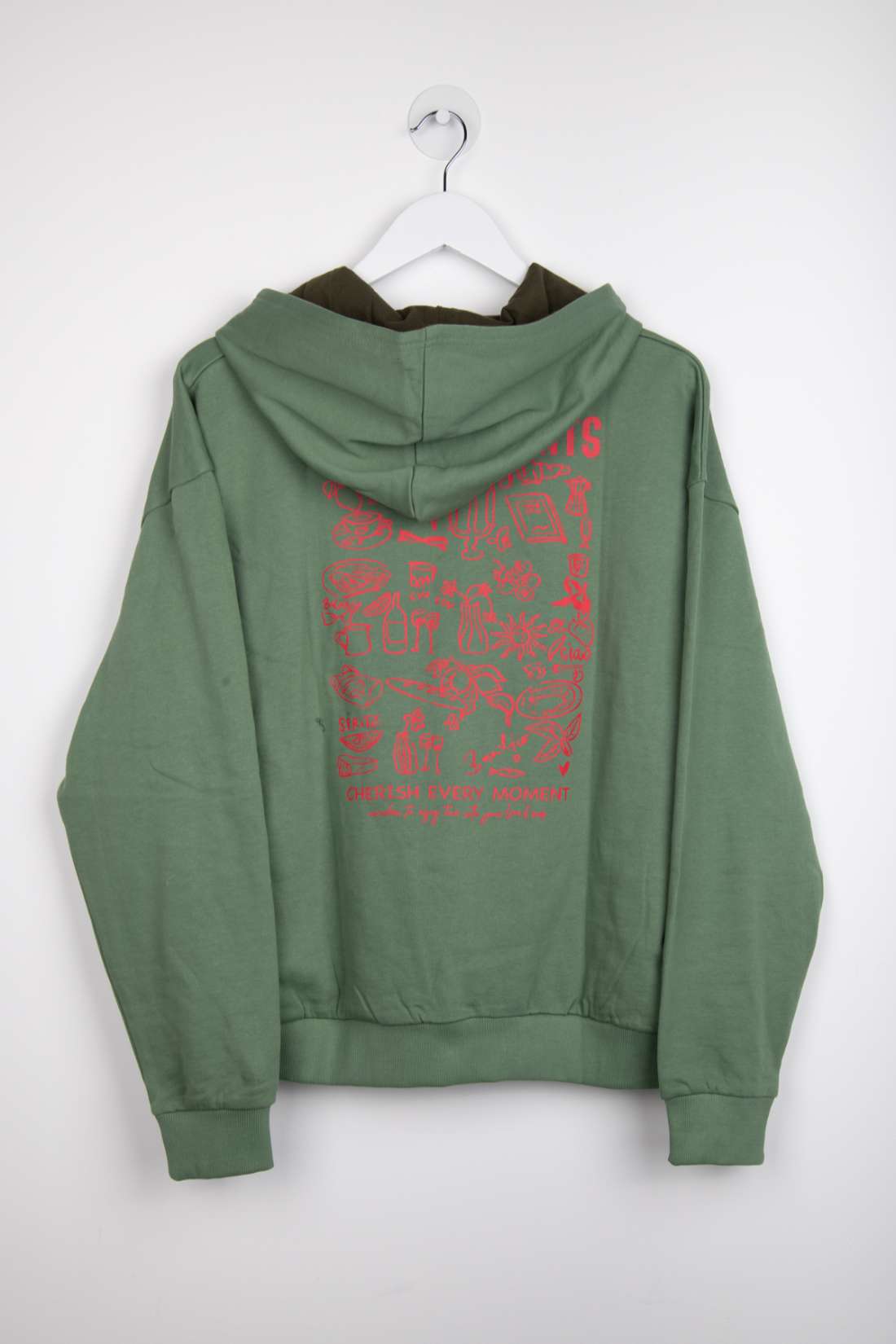 Πράσινο Oversized Φούτερ Με Κουκούλα 24 Colours Πράσινο Oversized Φούτερ Με Κουκούλα 24 Colours